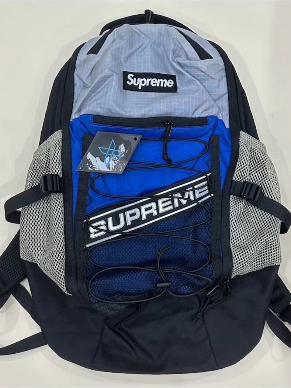 NEW Supreme FW23 3D Logo Backpack Blue Box Logo